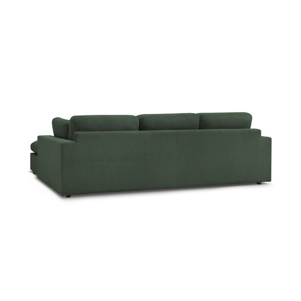 Žalios spalvos kampinė sofa iš kordinio velveto Belair – Bobochic Paris-image-4