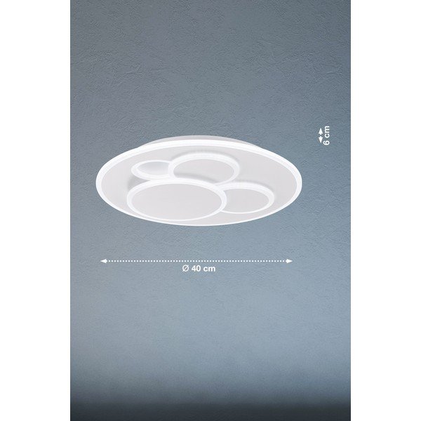 Lubinis šviestuvas baltos spalvos LED su pritemdymo funkcija Dots – Fischer & Honsel-image-2