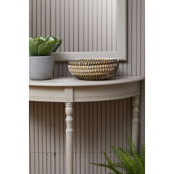 Smėlio spalvos iš pušies masyvo konsolinis staliukas 30x80 cm Heritage – Premier Housewares-image-3