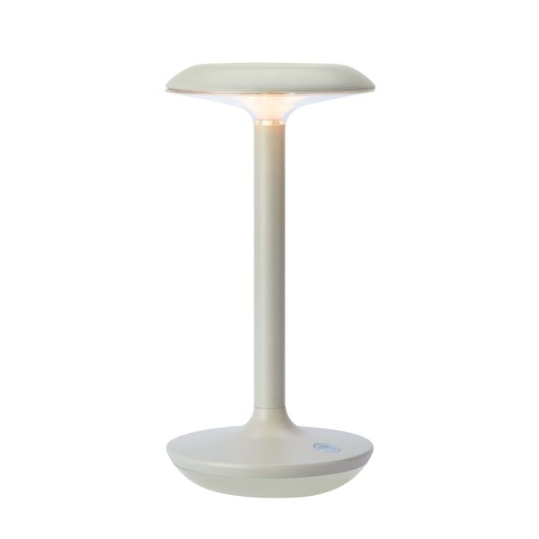 Pilkai smėlinės spalvos stalinis šviestuvas LED (aukštis 20 cm) Petit – Markslöjd