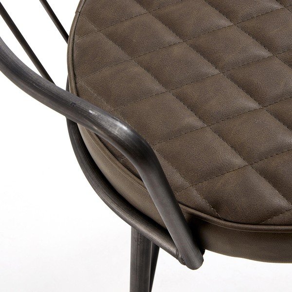 Rudos spalvos baro kėdė Kave Home, aukštis 92 cm-image-1