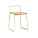 Smėlio spalvos iš metalo vaikiška kėdė Tinn – Kave Home