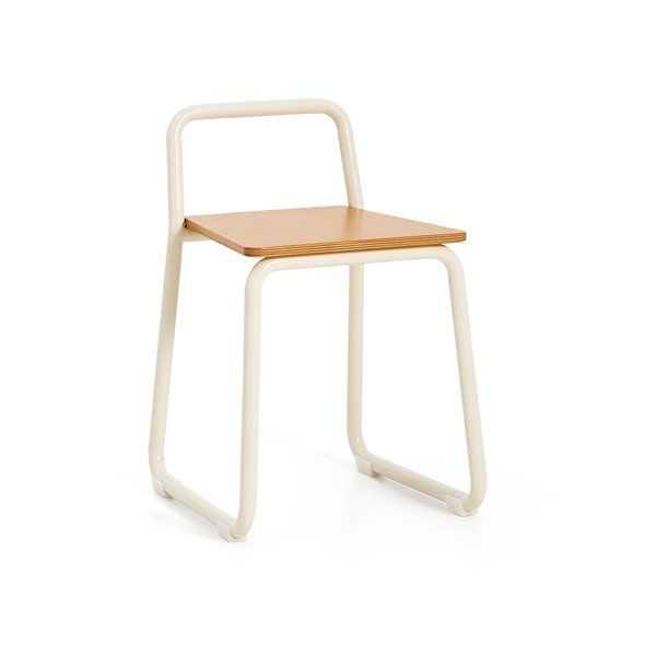 Smėlio spalvos iš metalo vaikiška kėdė Tinn – Kave Home