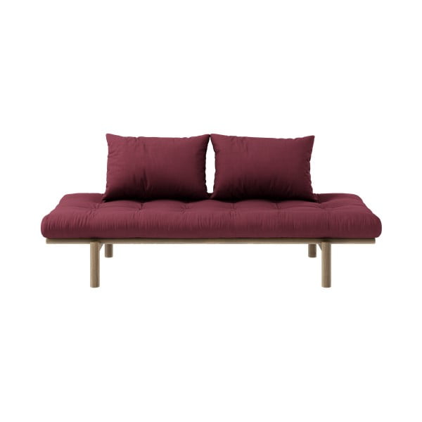 Raudona sofa lova 200 cm Pace - Karup Design