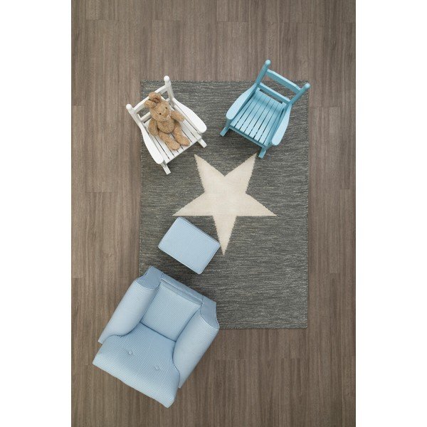 Mėlynos spalvos iš tuopos masyvo vaikiška kėdė – Premier Housewares-image-4