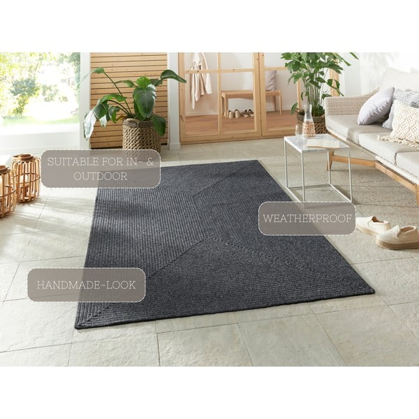 Pilkas lauko kilimas 290x200 cm - NORTHRUGS-image-4