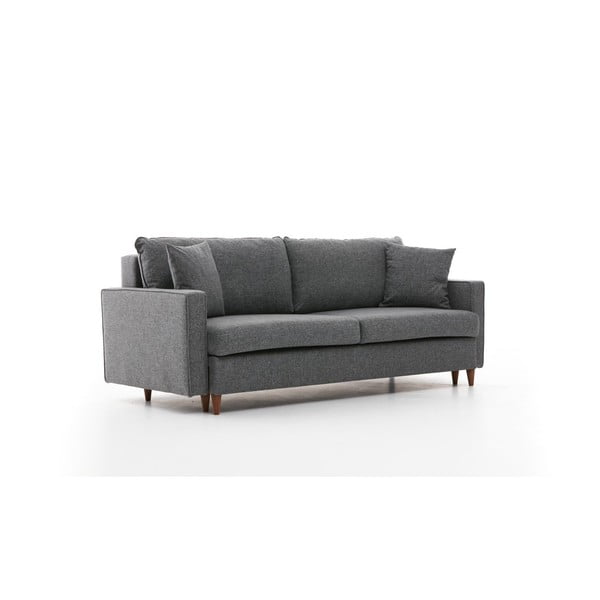Sulankstoma sofa tamsiai pilkos spalvos 210 cm Eva – Balcab Home-image-2