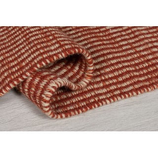 Oranžinis vilnonis kilimas Flair Rugs Anu, 60 x 200 cm