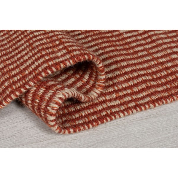 Oranžinis vilnonis kilimas Flair Rugs Anu, 60 x 200 cm-image-2