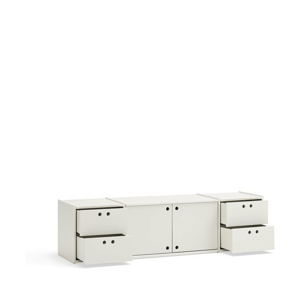 Kreminės spalvos TV spintelė 157x42x40 cm Wally – Teulat-image-3