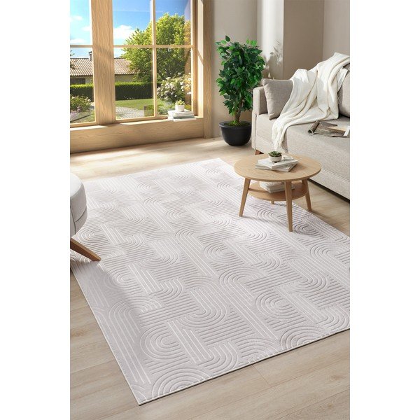 Skalbiamas kreminės spalvos kilimas 200x300 cm Bohemian – Mila Home-image-1