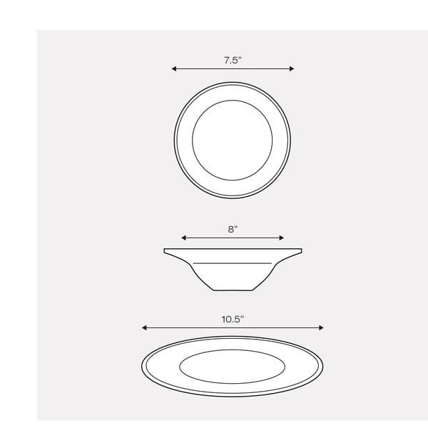 12 dalių porcelianinių indų rinkinys Sabichi Day to Day-image-1