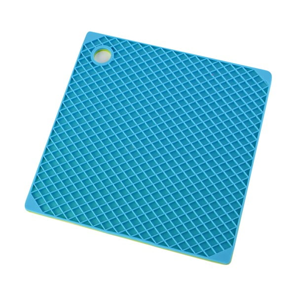 Silikoninis puodų kilimėlis, mėlynos/žalios spalvos