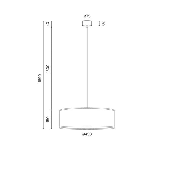 Pakabinamas šviestuvas iš vyšnios medienos Sotto Luce TSURI XL, ø 45 cm-image-2