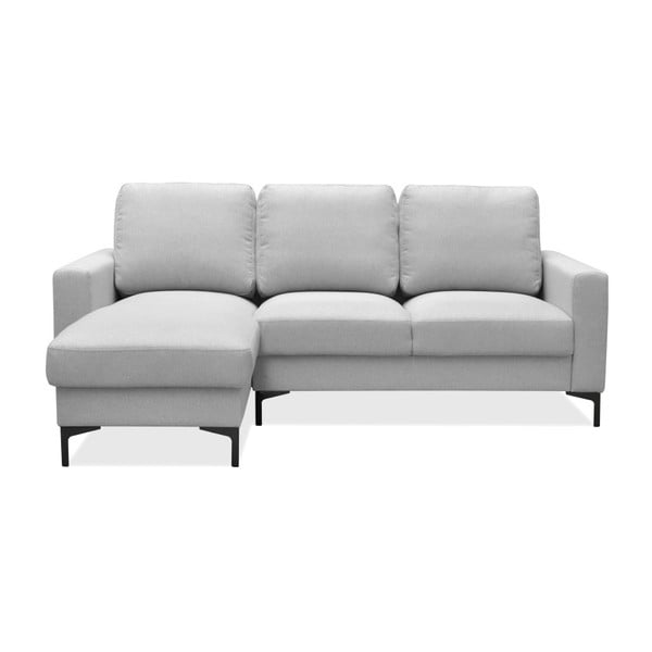 Šviesiai pilka kampinė sofa "Cosmopolitan" dizainas Atlanta, kairysis kampas