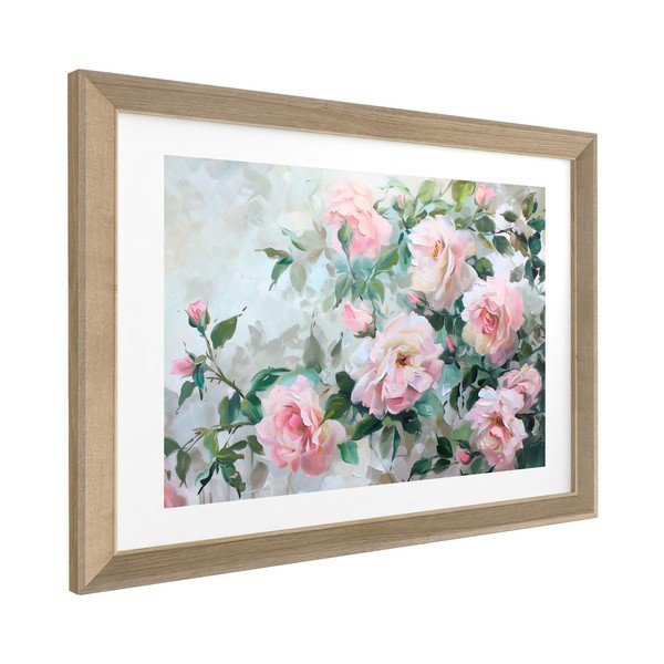 Spausdintas paveikslas su rėmeliu 75x56 cm Blooming Roses – Styler-image-4