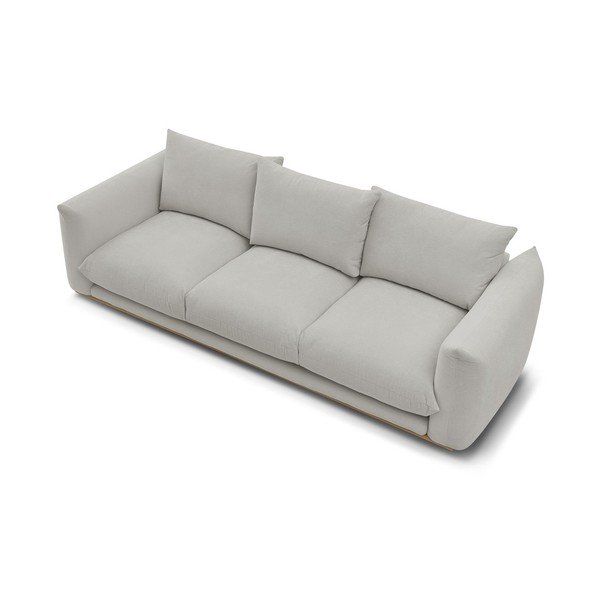 Sofa šviesiai pilkos spalvos 265 cm Ernest – Bobochic Paris-image-4