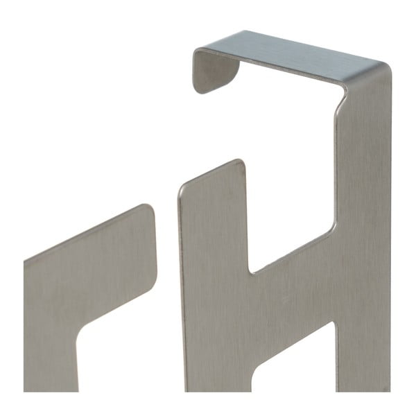 Durų pakaba iš metalo matinės sidabrinės spalvos 32 cm Bath – Casa Selección-image-3