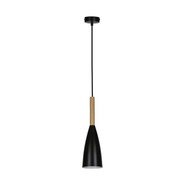 Kabantis šviestuvas ø 10 cm su metaliniu gaubtu Trosa – Candellux Lighting