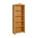 Iš pušies masyvo knygų spinta  natūralios spalvos 70x181 cm Ella – Støraa