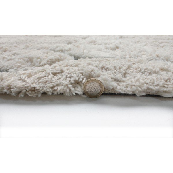Smėlio ir mėlynos spalvos rankomis austas kilimas "Flair Rugs Solitaire Sion", 160 x 230 cm-image-3