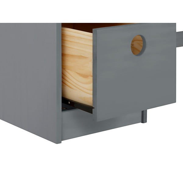 Iš pušies masyvo rašomasis stalas 50x100 cm Alpi – Støraa-image-3