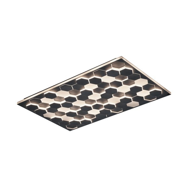 Lubinis šviestuvas juodos spalvos LED su balso kontrole/su mobiliųjų programų valdymu 70x115 cm su metaliniu gaubtu Cifavo – CINQUE-image-3