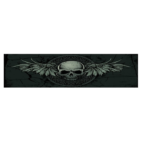 Lova Karup Eagle Black/Black Scull, 140x200 cm-image-1