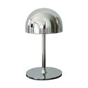 Sidabrinės spalvos stalinis šviestuvas LED su nuotolinio valdymo funkcija (aukštis 22 cm) su metaliniu gaubtu Tim – Sirius