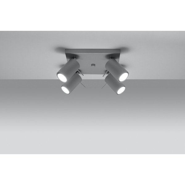 Pilkas lubinis šviestuvas Sollux Etna Quatre-image-1