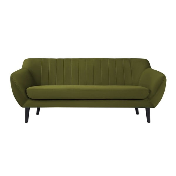 Žalia aksominė sofa Mazzini Sofas Toscane, 188 cm