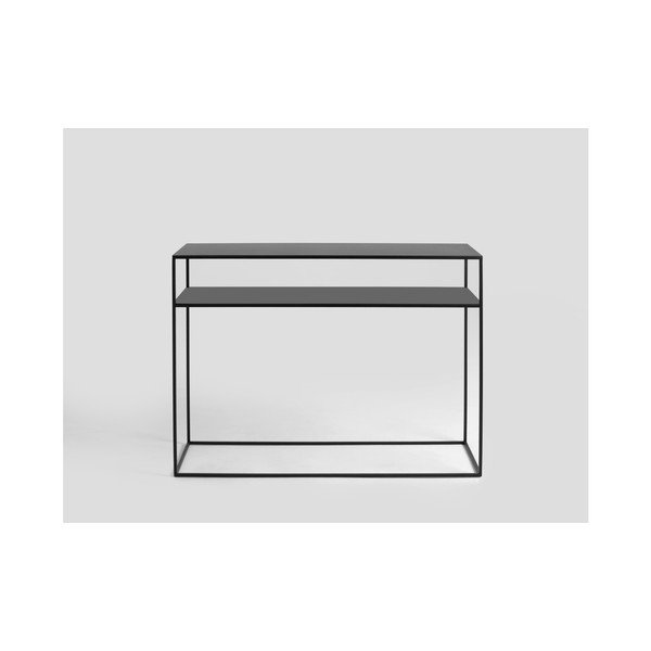 Juodas konsolinis staliukas Custom Form Tensio-image-1