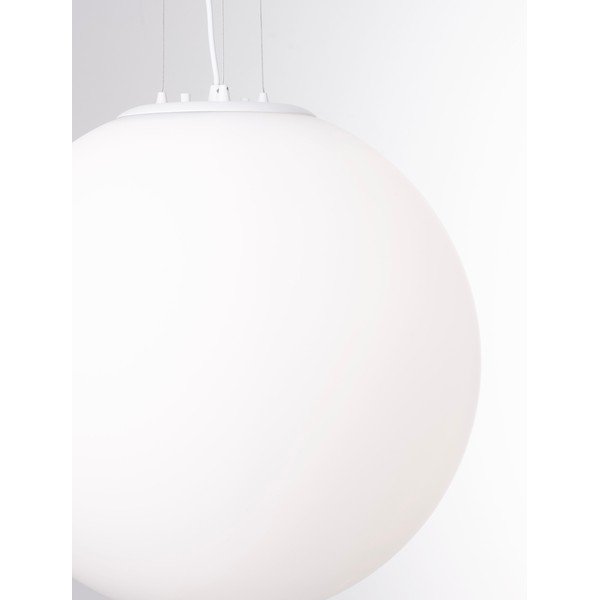 Baltos spalvos iš stiklo kabantis šviestuvas ø 50 cm Nevoso – Nova Luce-image-4