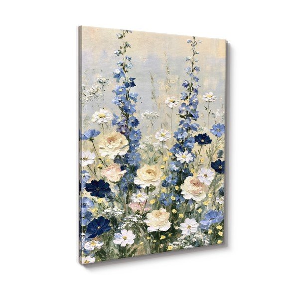 Spausdintas paveikslas tapyba ant drobės 60x80 cm Blue Meadow – Styler-image-3