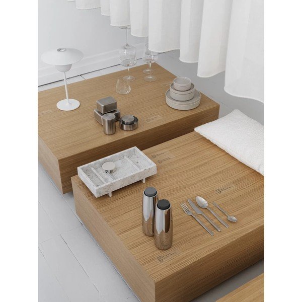 Juodos spalvos desertiniai šaukštai iš nerūdijančio plieno 4 vnt. 4 žmonėms Stella – Blomus-image-1