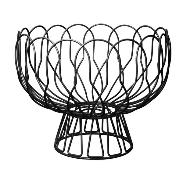 Juodas vaisių dubuo PT LIVING Wired