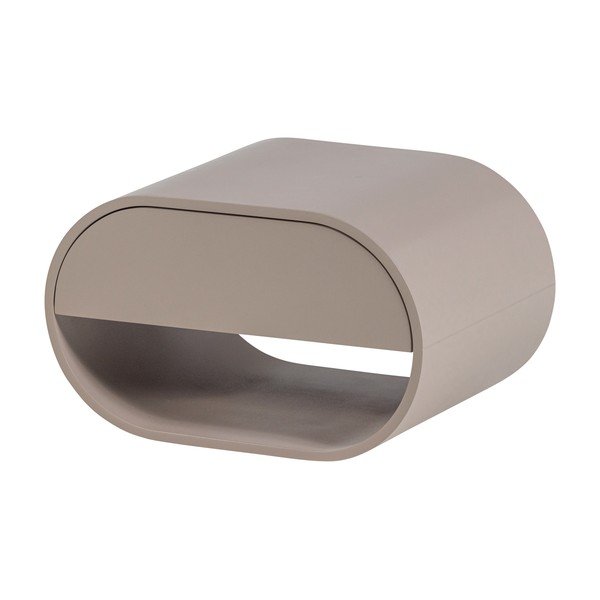 Pilkai smėlinės spalvos kelių aukštų sieninė lentyna 39 cm Momo – WOOOD-image-2