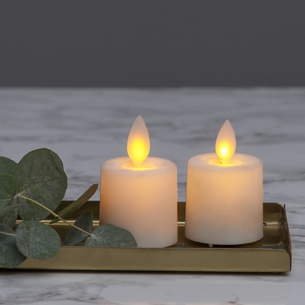 LED žvakės 2 vnt. (aukštis 6 cm) M-Twinkle – Star Trading-image-1