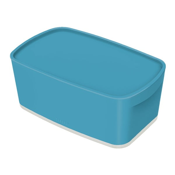 Mėlyna nešiojama dėžutė su dangčiu MyBox - Leitz