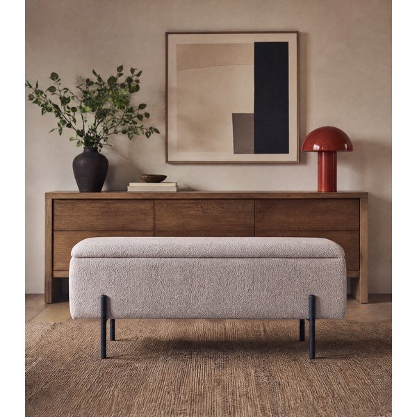 Suolas smėlio spalvos iš boucle Watford – House Nordic-image-3
