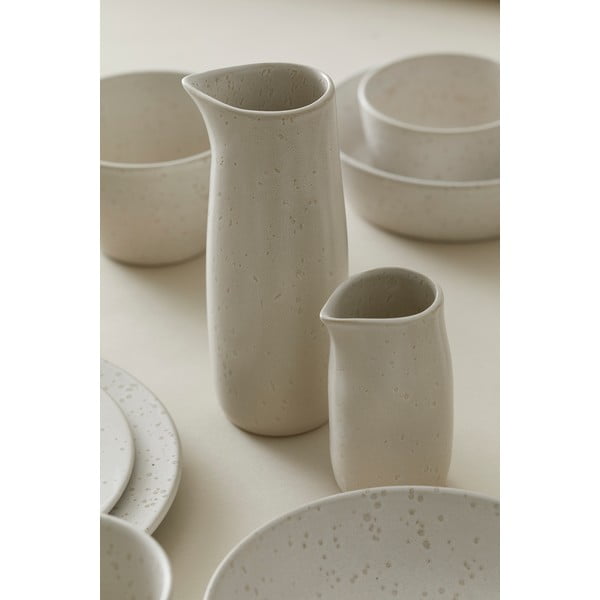 Kreminės spalvos keraminis pieno ąsotis Bitz Basics Matte Cream, 0,5 l-image-2