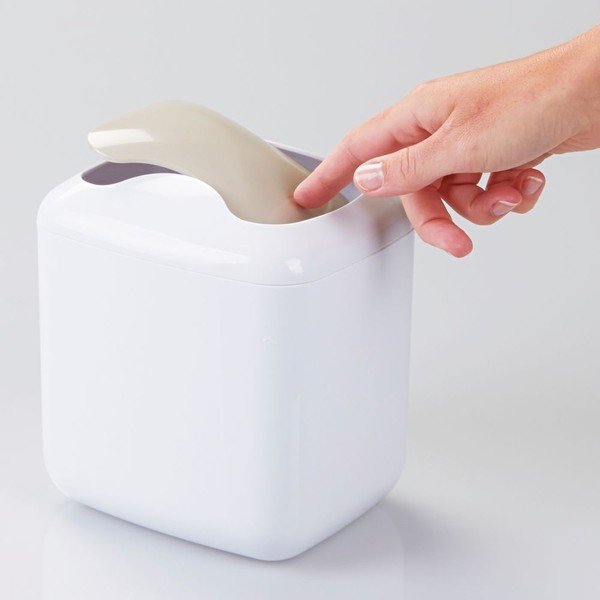 Balta šiukšliadėžė "InterDesign Una-image-3