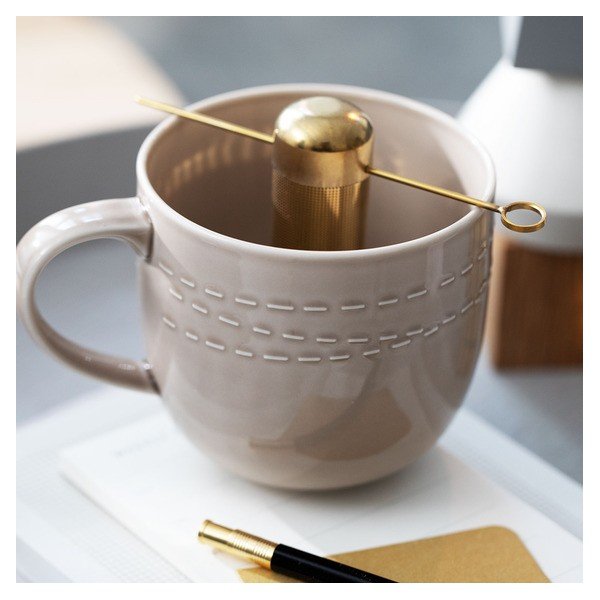 Smėlio spalvos porcelianinis puodelis Villeroy & Boch Like It's my moment, 500 ml-image-1