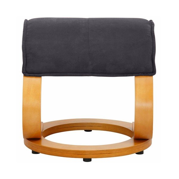 Pilkos spalvos krėslas su pakoju Støraa Rika-image-4