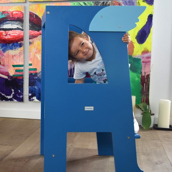 Turkio spalvos papildomi mokymosi bokšto sparnai Montessori - Rocket Baby-image-3