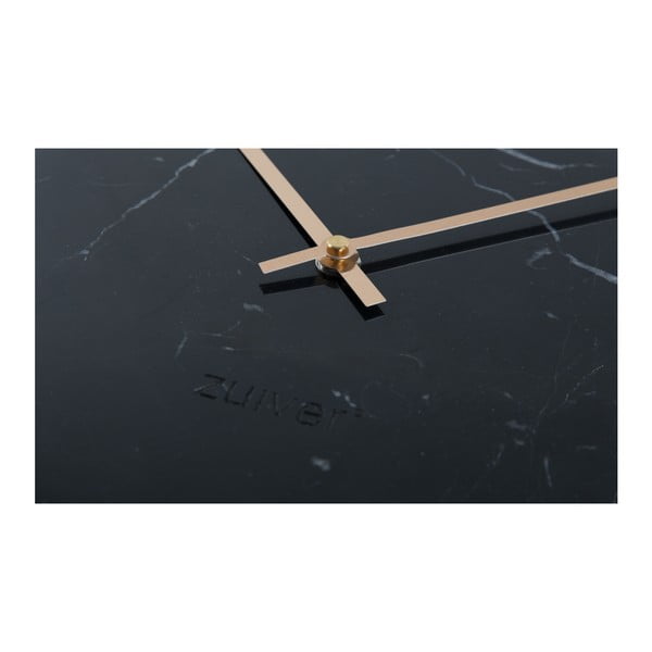 Juodas marmurinis sieninis laikrodis Zuiver Marble Time-image-3