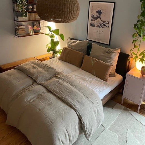 Iš lino pagalvės užvalkalas 80x80 cm Natural – Linen Tales-image-2