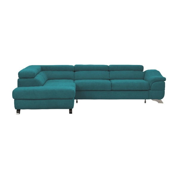 Turkio spalvos "Windsor & Co Sofos Gamma" sofa lova, kairysis kampas
