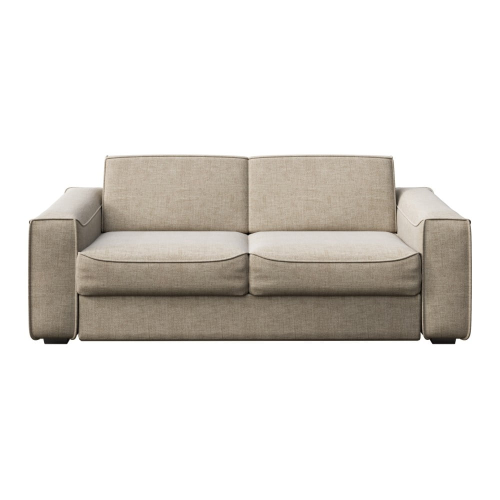 Kreminės spalvos sofa-lova MESONICA Munro, 224 cm
