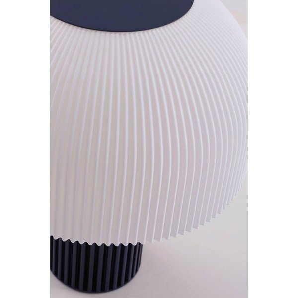 Baltos spalvos/mėlynos spalvos iš plastiko stalinis šviestuvas (aukštis 29 cm) Maya – Jotex-image-4